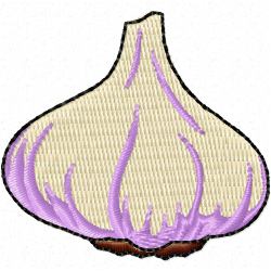 Garlic Embroidery Design 4 Garlic Embroidery Design 4